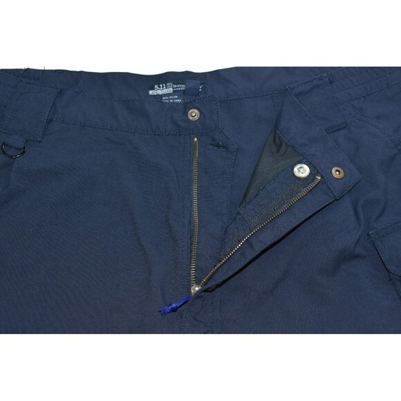 5.11 Tactical Taclite Pro 9 Mens Shorts Size 42 Navy Blue Rip Stop Cargo - Picture 7 of 13